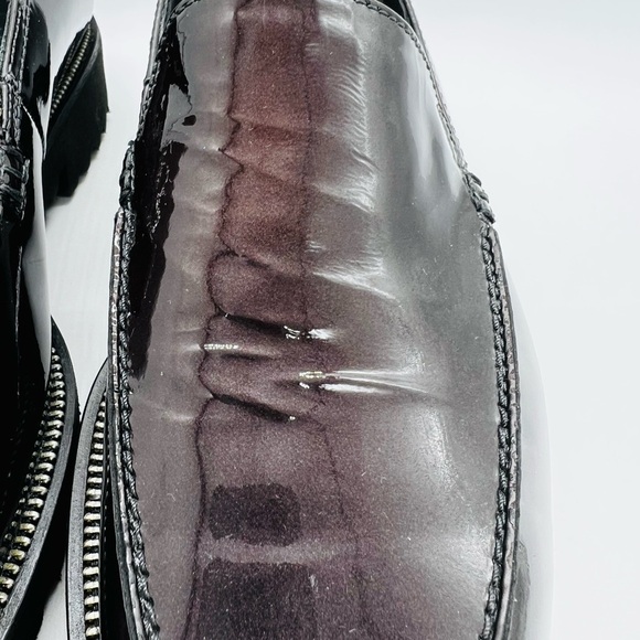 Paul Green Brown Patent Leather Women's Loafers Size 6.5 US - Picture 9 of 16